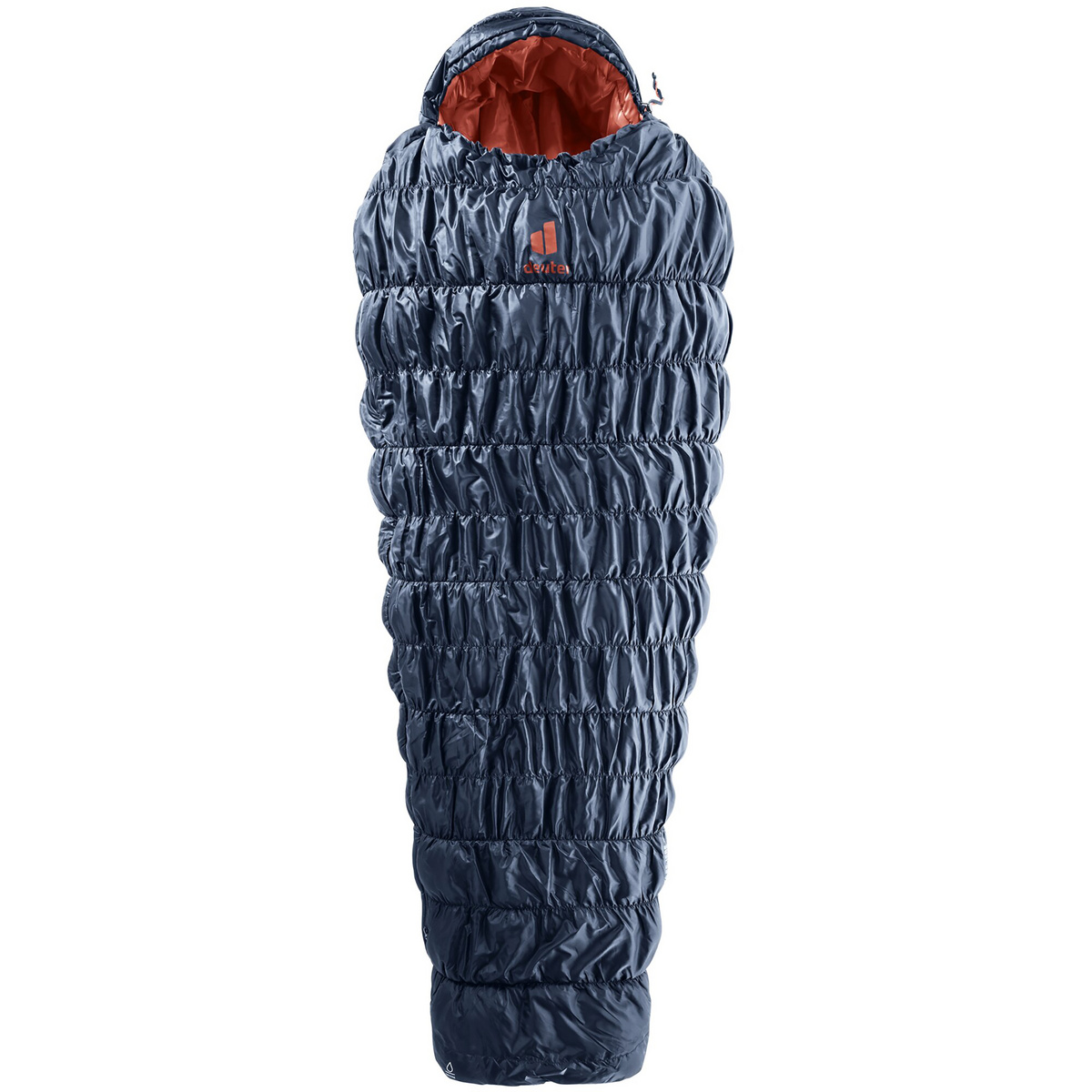 Bild von Deuter - Women's Exosphere 0° SL - Kunstfaserschlafsack Gr 198 x 68-85 x 43-54 cm blau/rot