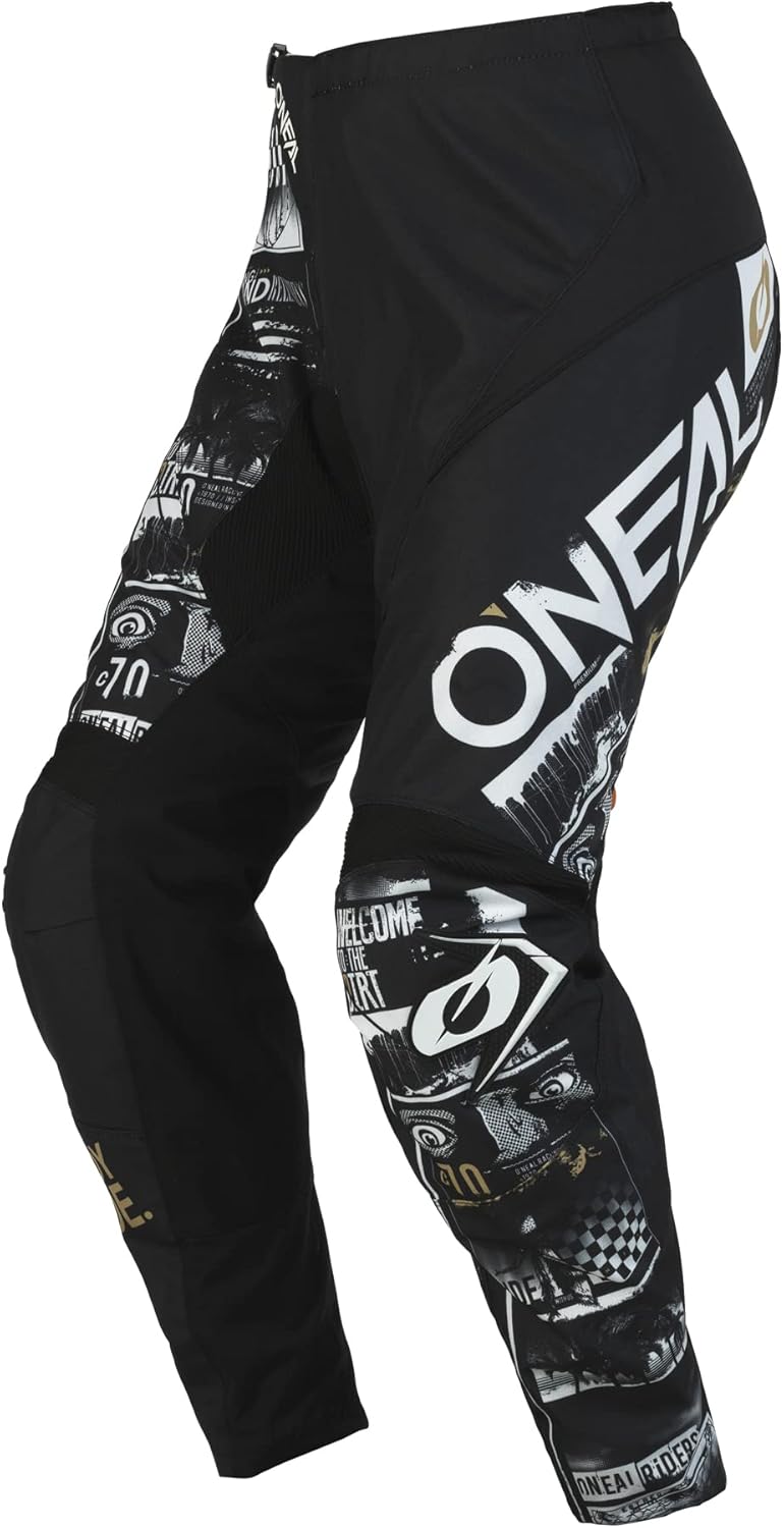 Bild von O'NEAL | Motocross-Hose | Kinder | MX Mountainbike | Passform für Maximale Bewegungsfreiheit, Leichtes, Atmungsaktives & langlebiges Design | Element Youth Pants Squadron V.22 | Schwarz Grau | 20