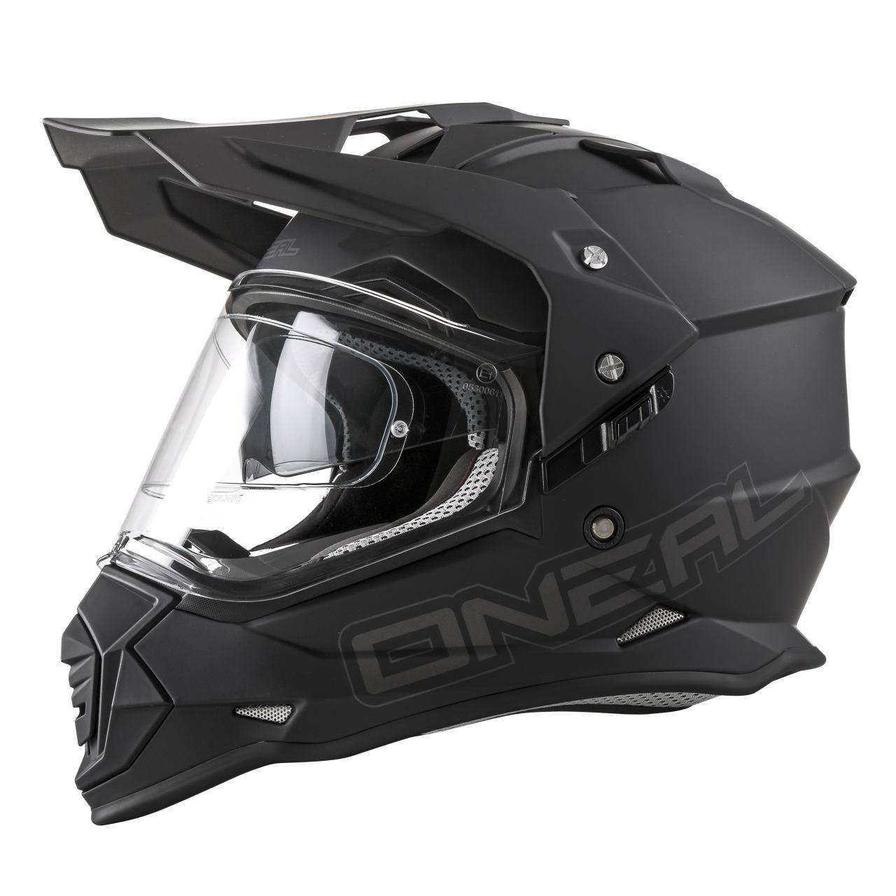 Bild von O'NEAL | Motorradhelm | Enduro Motorrad | Ventilationsöffnungen für maximalen Luftstrom & Kühlung, ABS-Schale | Sierra Helmet Flat V.23 | Erwachsene | Schwarz | Größe XL