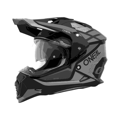 Bild von O'Neal Sierra R Enduro MX Motorrad Helm schwarz/grau 2025