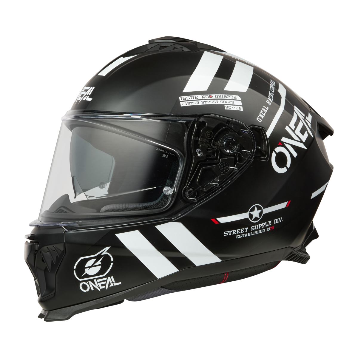 Bild von O' Neal Challenger Warhawk Enduro MX Motorrad Helm schwarz/weiß 2025 Oneal XS (53-54 cm)