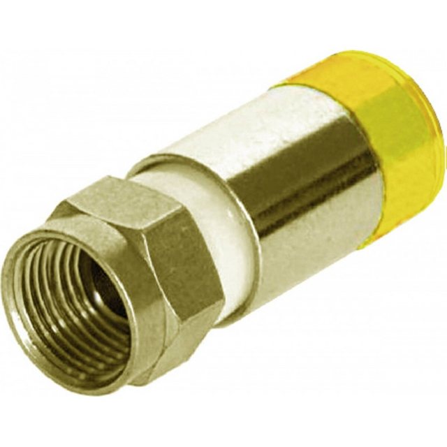 Bild von Megasat Megasat F-Kompressionsstecker 7,3mm HQ - Zubehör Adapter F-Kompressionsstecker zu F-Kompressionsstecker