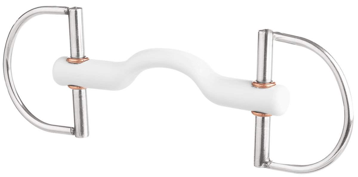 Bild von beris D-Ring Gebiss mit Zungenbogenstange soft 14,0 cm