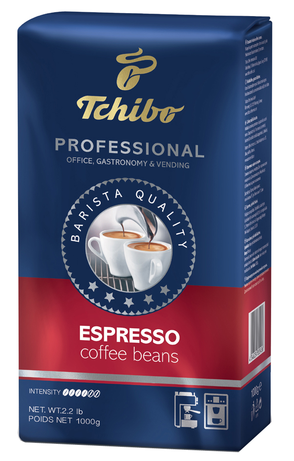 Bild von Tchibo PROFESSIONAL ESPRESSO Espressobohnen, Arabicabohnen 1,0 kg