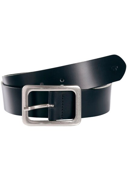 Bild von TOM TAILOR Ledergürtel »TTEVE«, 4 cm breiter Damen Ledergürtel, kalssiches Must-Have