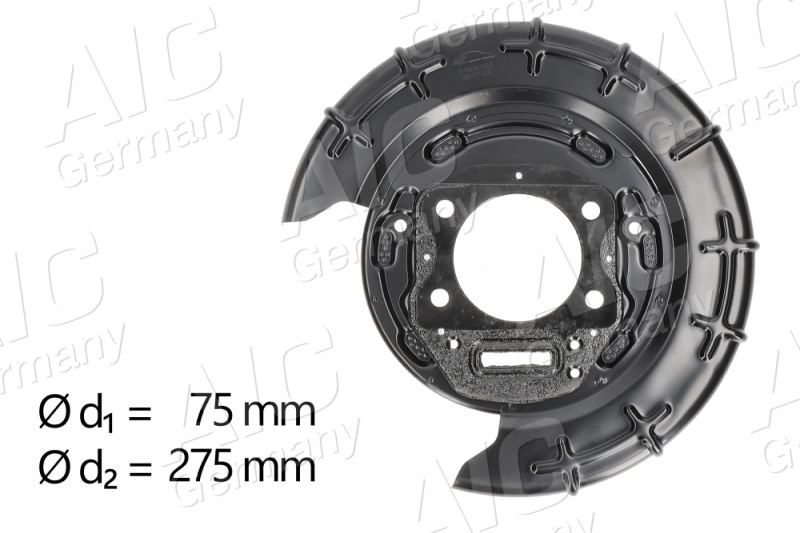 Bild von AIC 57009 Ankerblech Bremsankerblech, Spritzblech, Bremsscheiben Schutzblech Hinterachse rechts KIA: cee‘d I Estate, cee‘d I Hatchback