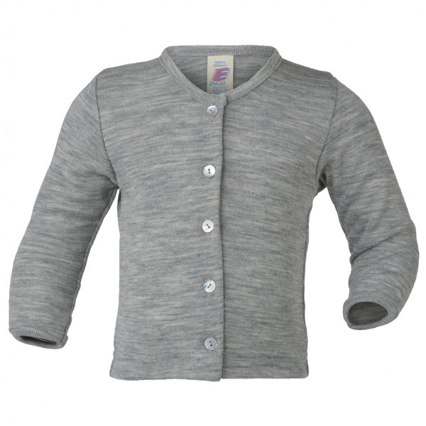 Bild von Engel Natur, Unisex, Pullover, Baby Cardigan, Grau, (74)