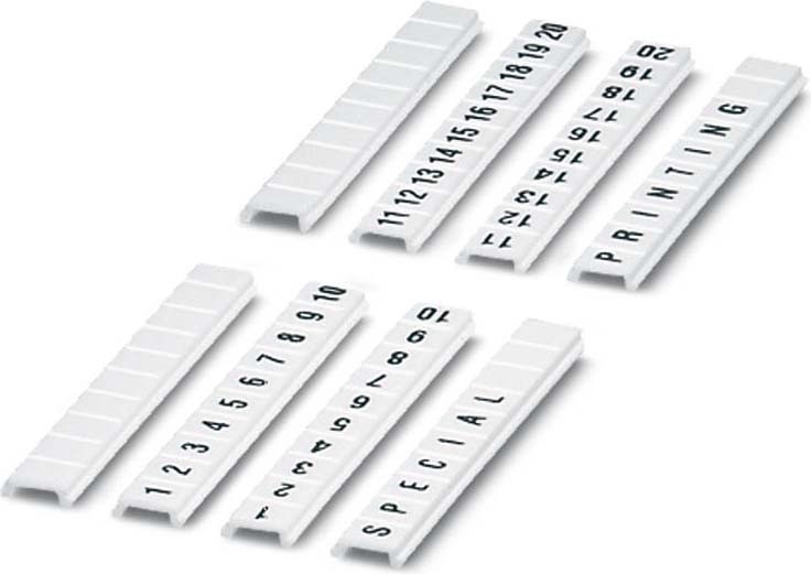 Bild von Phoenix ZBF 3,5,LGS:FORTL.ZAHLEN 11 Terminal block markers 1Stück(e) (0801406:0011)
