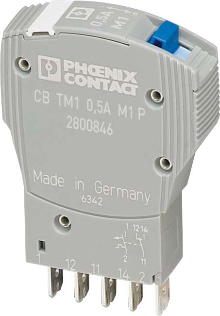 Bild von Phoenix Contact 2800848 CB TM1 2A M1 P Schutzschalter thermisch 250 V/AC 2A 1St.