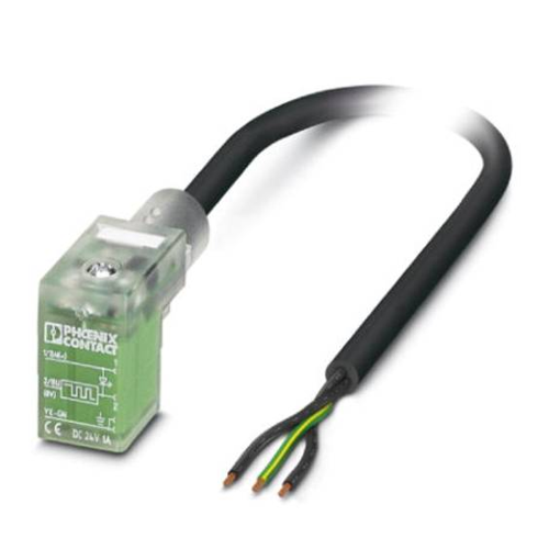 Bild von Phoenix Contact Ventilstecker mit angespritzter Leitung 1401465 Schwarz