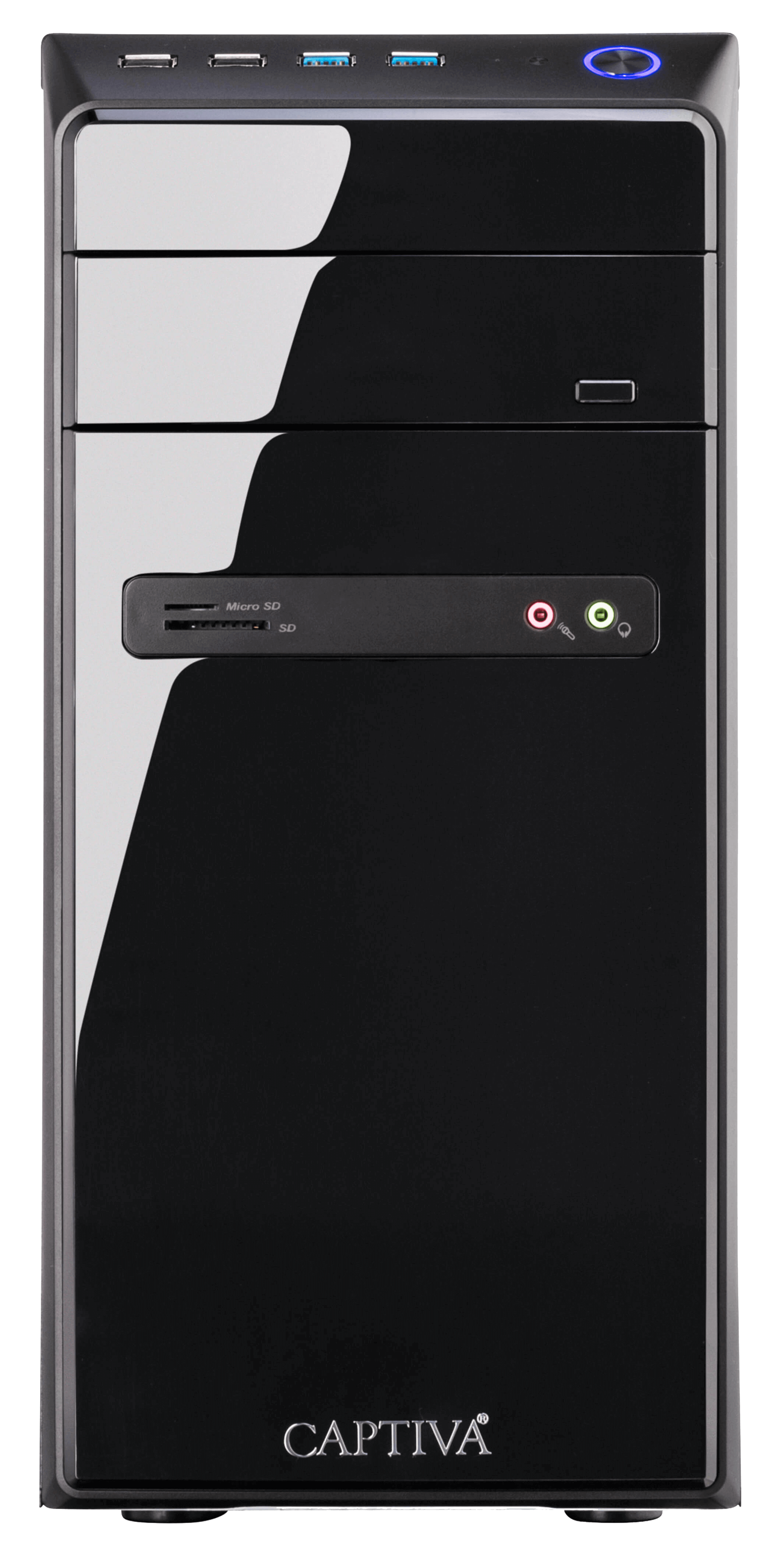 Bild von Captiva Power Starter I65-021 i5-11400 Intel® Core i5 16 GB DDR4-SDRAM 480 GB SSD Windows 11 Home PC Schwarz (65021)