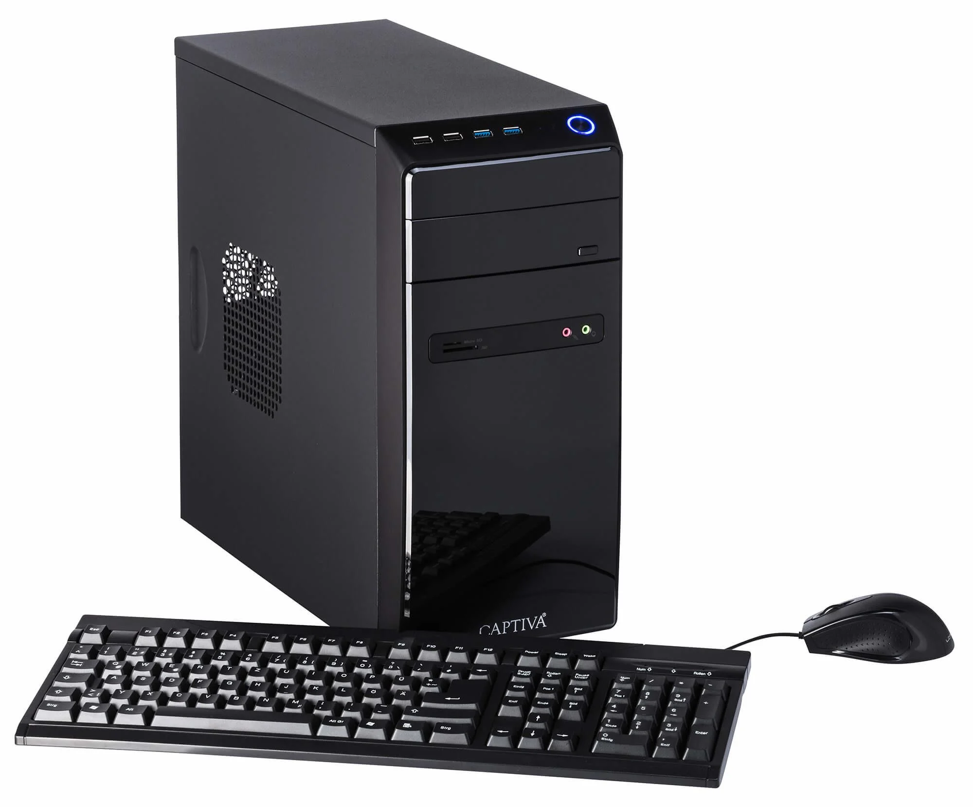 Bild von CAPTIVA B5A 21V4 Business-PC (AMD Ryzen 5 5600G, -, 16 GB RAM, 1000 GB SSD, Luftkühlung)