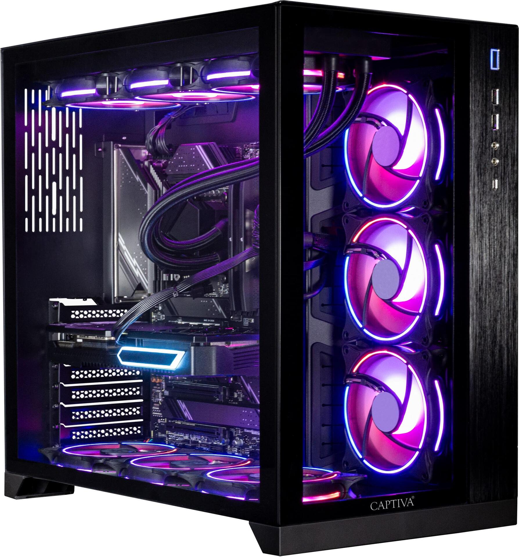 Bild von Captiva Ultimate Gaming R70-974 Ryzen 7 RTX 4090 (AMD Ryzen 7 7700X, 32 GB, 1000 GB, SSD, GeForce RTX 4090), PC, Schwarz