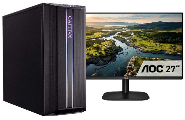 Bild von CAPTIVA Power Starter I72-072 TFT Bundle PC-Komplettsystem (27", Intel® Core i7 Core i7 12700, UHD Graphics, 16 GB RAM, 1000 GB SSD)