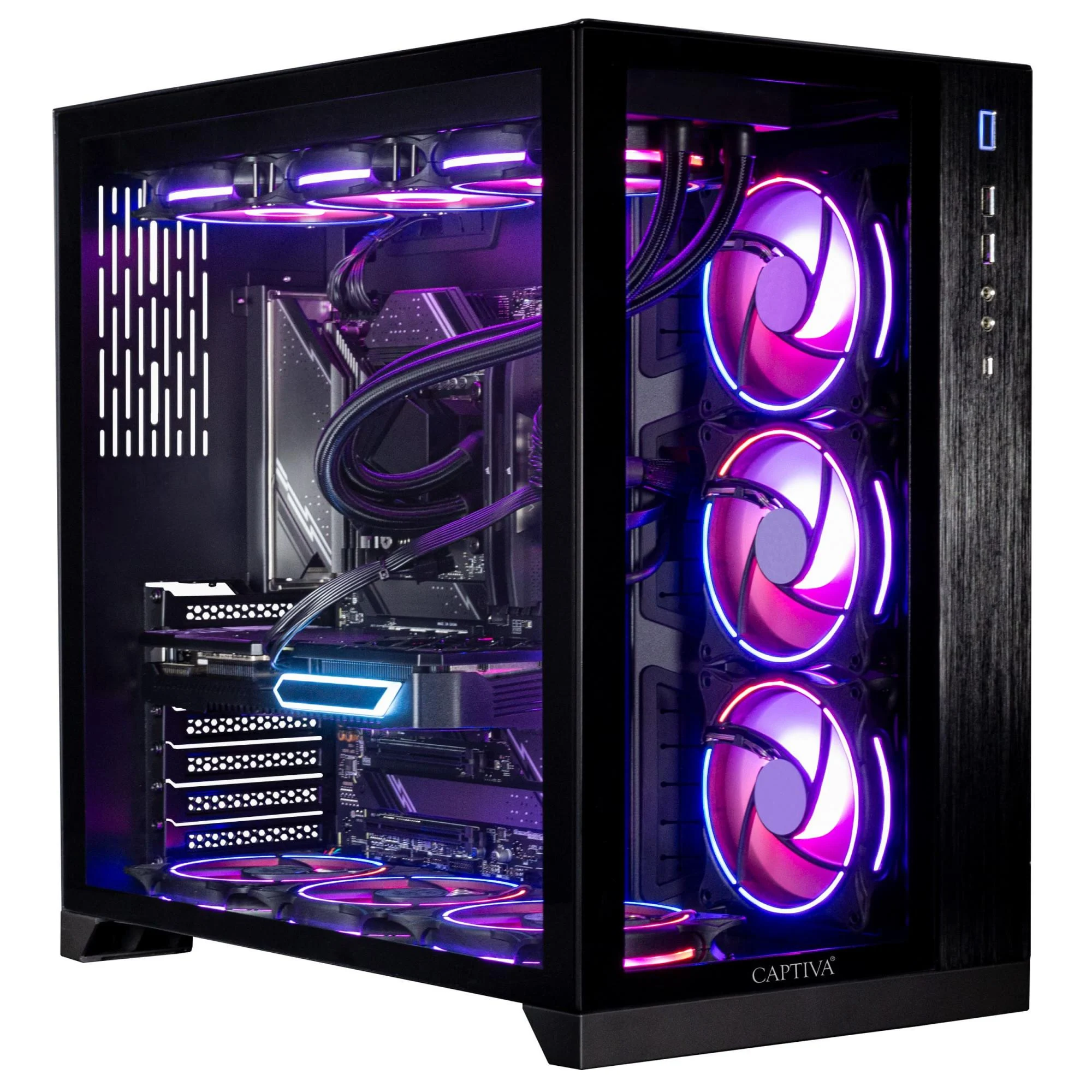 Bild von Captiva Komplettrechner Highend Gaming I73-890 (i7-13700KF/RTX4070 12GB GDDR6X/SSD 2TB/32768/AS/Windows 11 Home 64-bit) (73890)