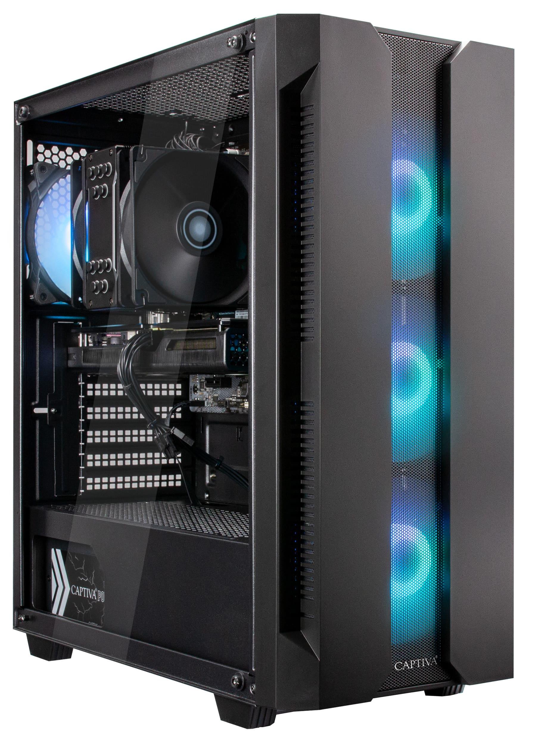 Bild von Captiva Advanced Gaming I77-424 Core i9 RTX 4060 Ti (Intel Core i9-12900F, 16 GB, 1000 GB, SSD, GeForce RTX 4060 Ti), PC, Schwarz