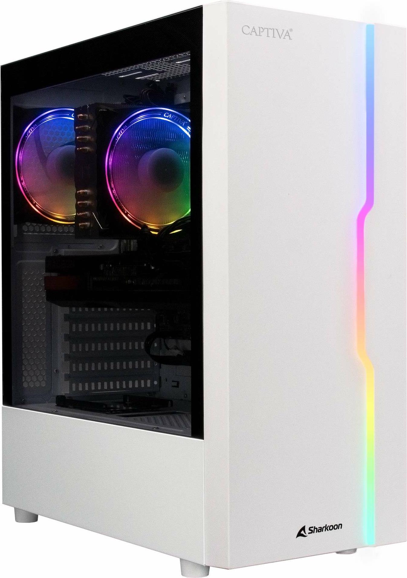 Bild von Captiva PC Advanced Gaming I78-349 I Intel Core i5 12400F I Mainboard H610M I 16GB DDR4 RAM I RTX 4060 8GB I 1TB M.2 SSD I ohne Betriebssystem I WLAN I Tower PC