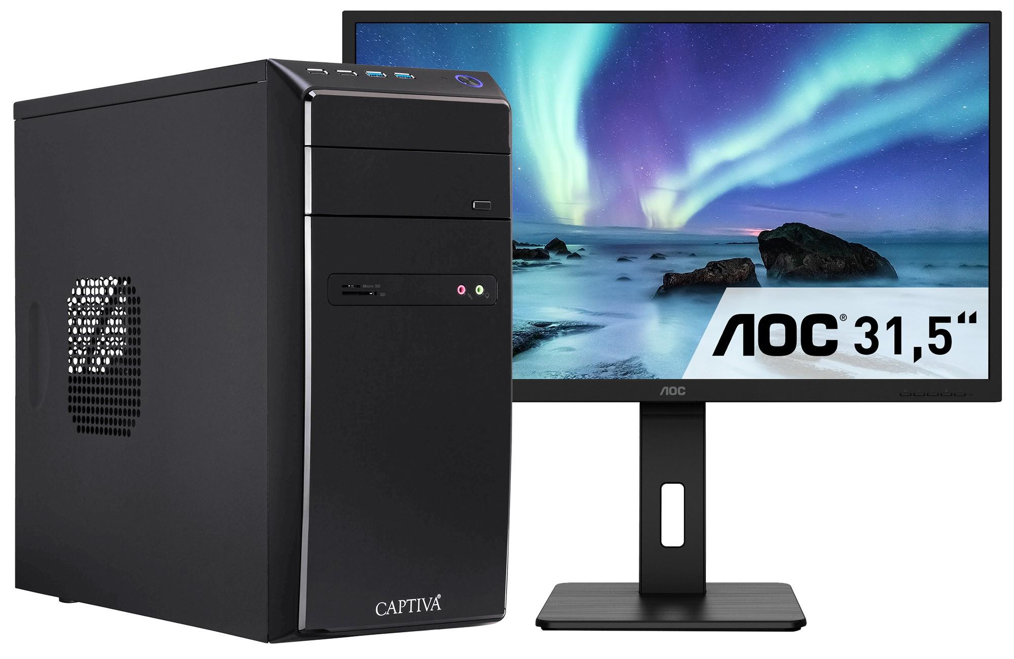 Bild von CAPTIVA Power Starter R83-100 TFT Bundle Business-PC-Komplettsystem (31,5", AMD Ryzen 5 Ryzen 5 8600G, 32 GB RAM, 1000 GB SSD)