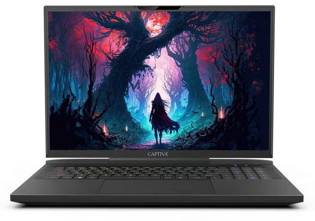 Bild von Captiva Advanced Gaming I86-246 Core i9 GeForce RTX 4060 (17.30", Intel Core i9-14900HX, 32 GB, 1000 GB, DE), Notebook, Schwarz
