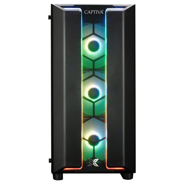 Bild von Captiva Advanced Gaming R86-925 Ryzen 5 RTX 4060 Ti (AMD Ryzen 5 7500F, 16 GB, 1000 GB, GeForce RTX 4060 Ti), PC, Schwarz