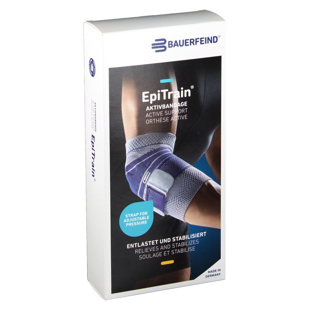 Bild von Epitrain Aktiv Gelenkbandage Gr.4 Natur - Zur Entlastung des Ellenbogens