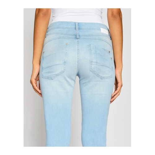 Bild von GANG Relax-fit-Jeans 94AMELIE CROPPED aus weichem Sweat Denim