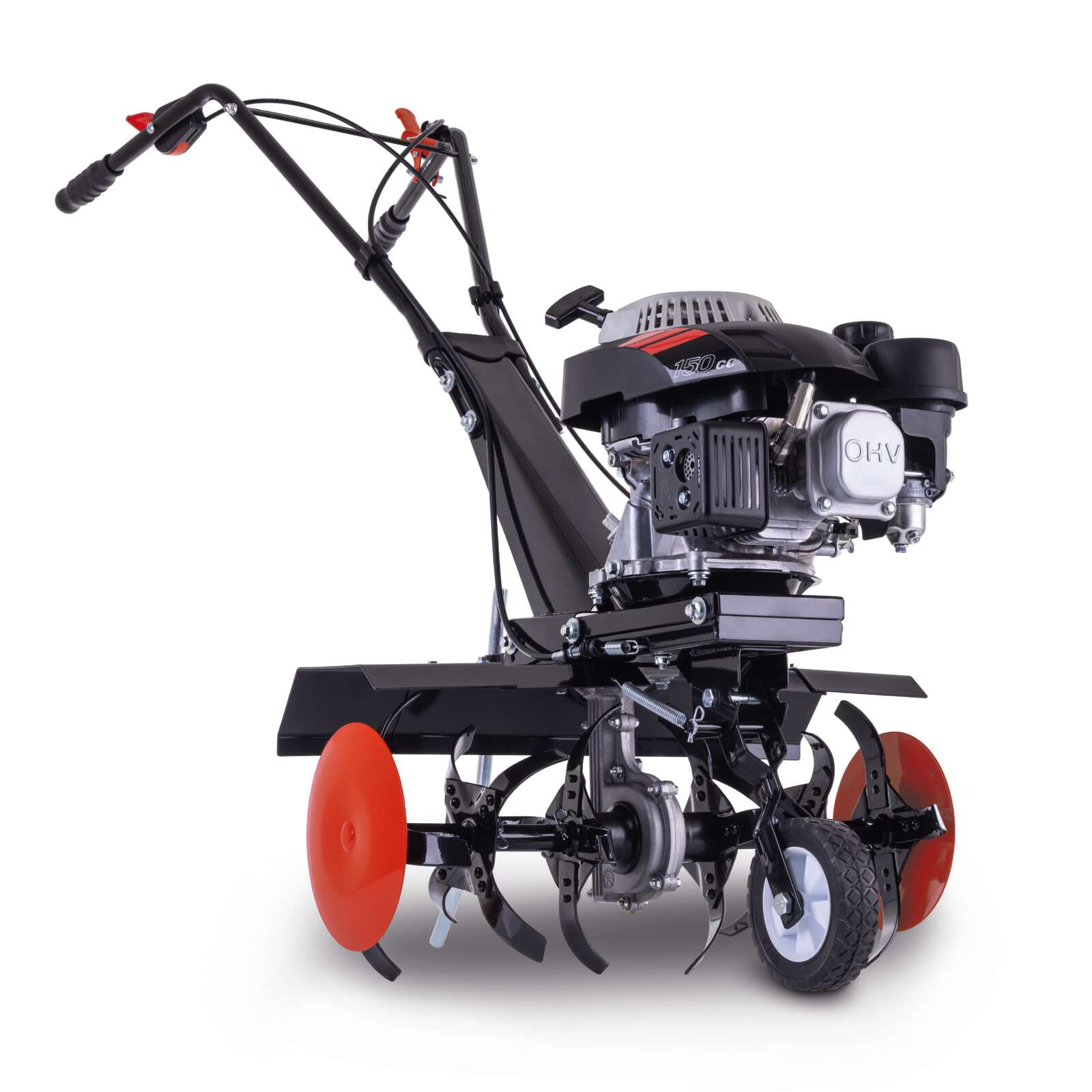Bild von Motorhacke Benzin MTP560 Scheppach - 3,5PS | Frästiefe 130mm | Fräsbreite 360mm / 560mm | 24 Messer