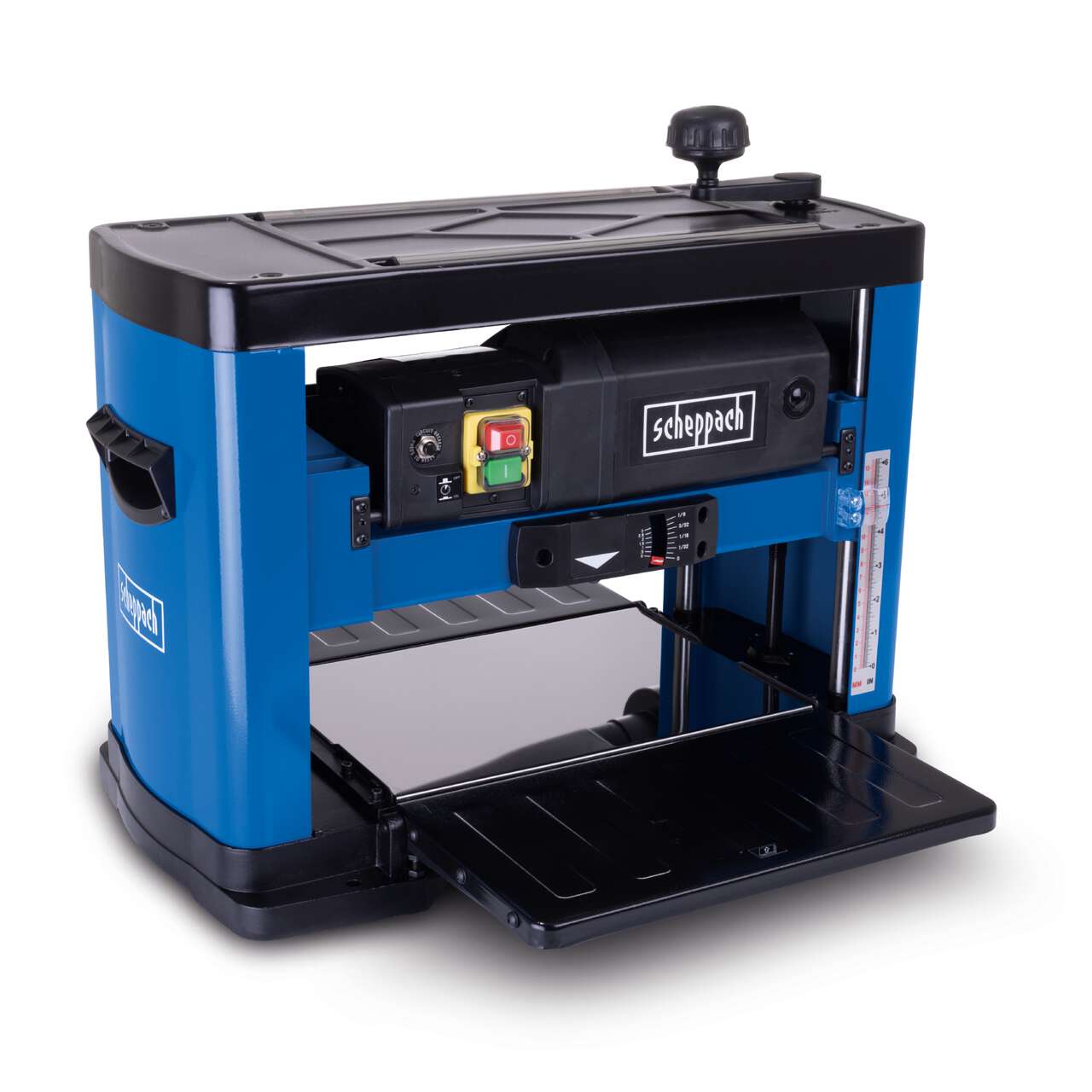 Bild von Dickenhobelmaschine PLM1800 Scheppach - 1500W | Hobelbreite 330mm / Höhe 152mm | 2 Hobelmesser