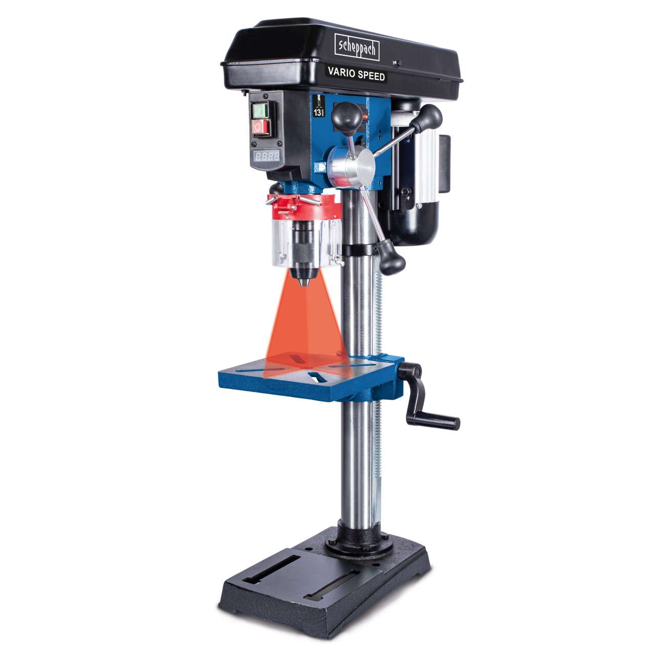 Bild von Tischbohrmaschine DP19Vario Scheppach - 550W | 1,5mm -13 mm