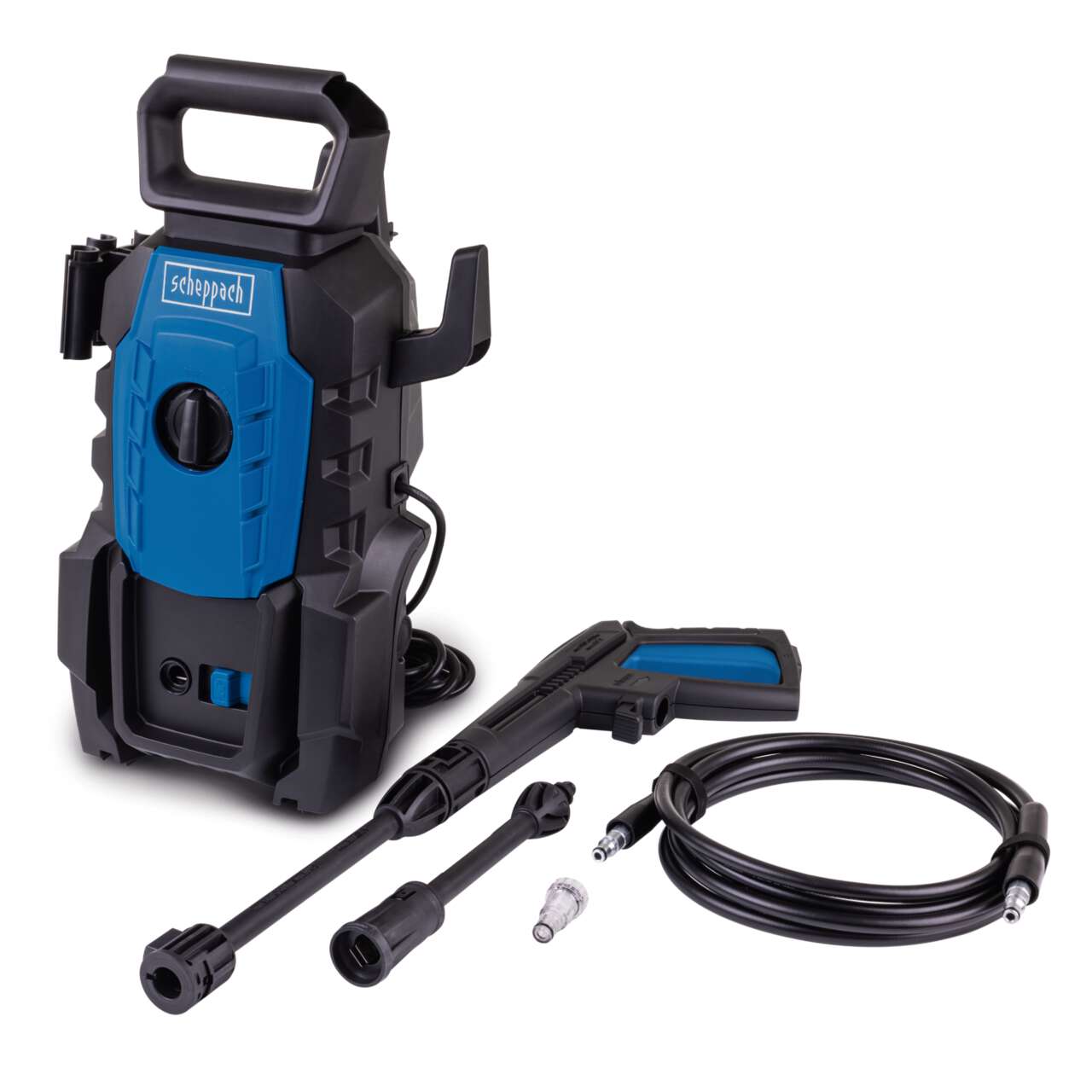 Bild von Hochdruckreiniger HPC1400 Scheppach - 3m Schlauch | 110bar | Fördermenge: 390 l/h | 1400W