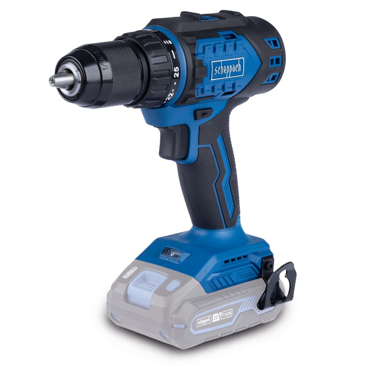 Bild von Akku-Bohrschrauber BC-DD60-X Scheppach | Brushless | Drehmoment 60Nm | Drehmomentstufen 25+1 | LED