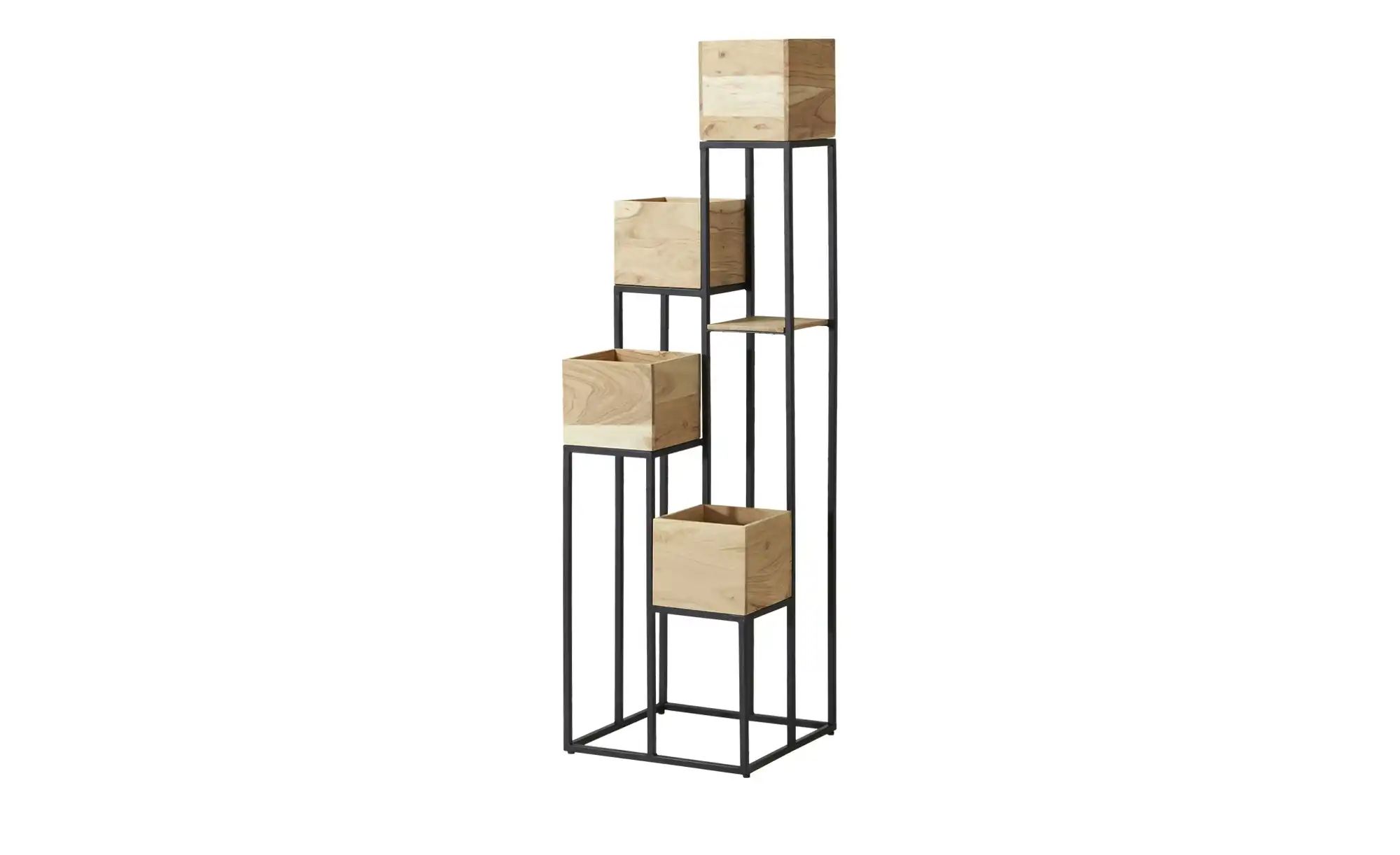 Bild von Blumenständer  Rack ¦ holzfarben ¦ Maße (cm): B: 43 H: 150 T: 43 Tische > Beistelltische > Blumenständer - Höffner