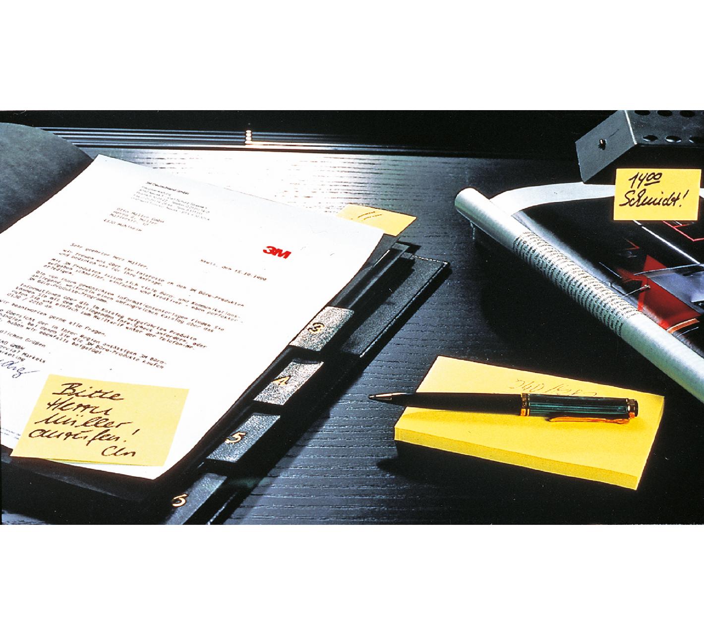 Bild von Post-it 654655P Haftnotiz Promotion Sparset, 70 g/qm, 6 x 654 + 6 x 655 + 12 x 653 gratis, gelb