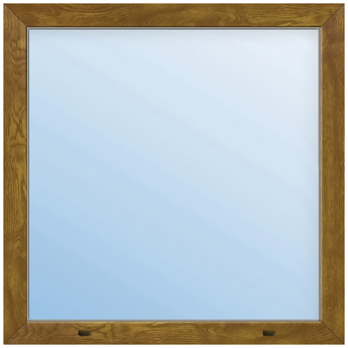 Bild von Meeth Wohnraumfenster »77/3 MD«, Gesamtbreite x Gesamthöhe: 75 x 195 cm, Festelement - goldfarben