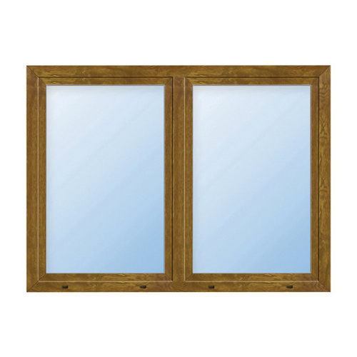 Bild von Meeth Wohnraumfenster »77/3 MD« – Praktisches Kunststofffenster in Goldfarben