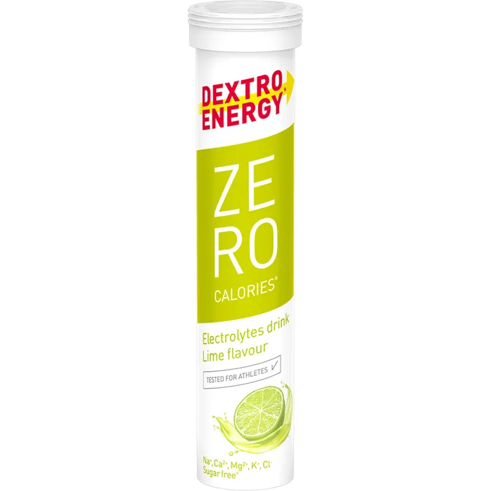 Bild von DEXTRO ENERGY Zero Calories Brausetabletten Limette 20Stck, Energie Getränk,