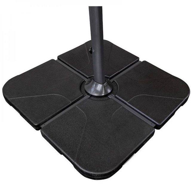 Bild von CASAYA Gartenbank Füllplatten für Sonnenschirm Kreuzständer 4er Set 50 x 50 cm