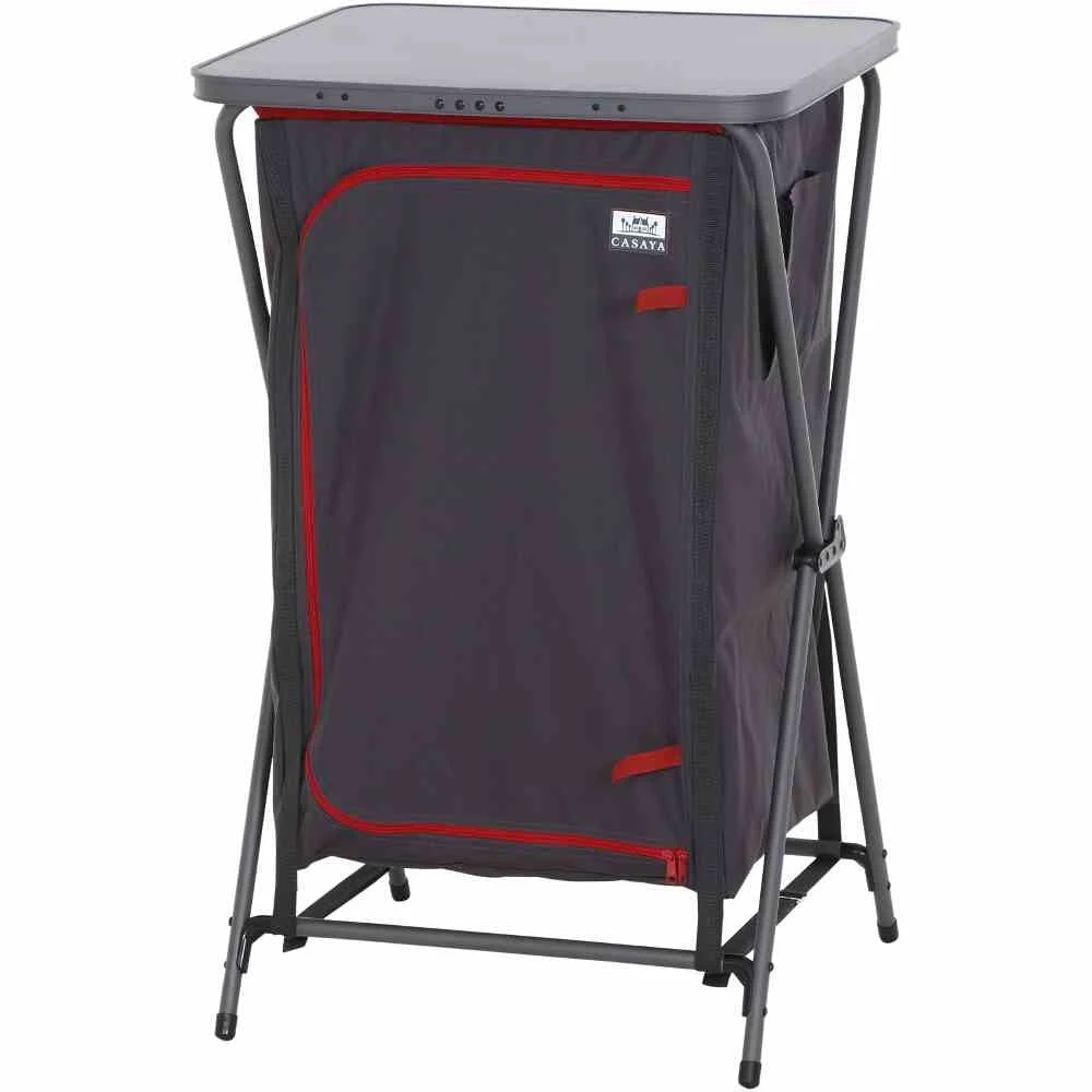 Bild von CASAYA Campingschrank »Igusi«, BxHxT: 60 x 98 x 98 cm, Aluminium - grau