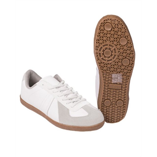 Bild von Mil-Tec SPORTSCHUHE HALLE BW STYLE WEISS - 46 Hallenschuh gepolsterer Fersenbereich