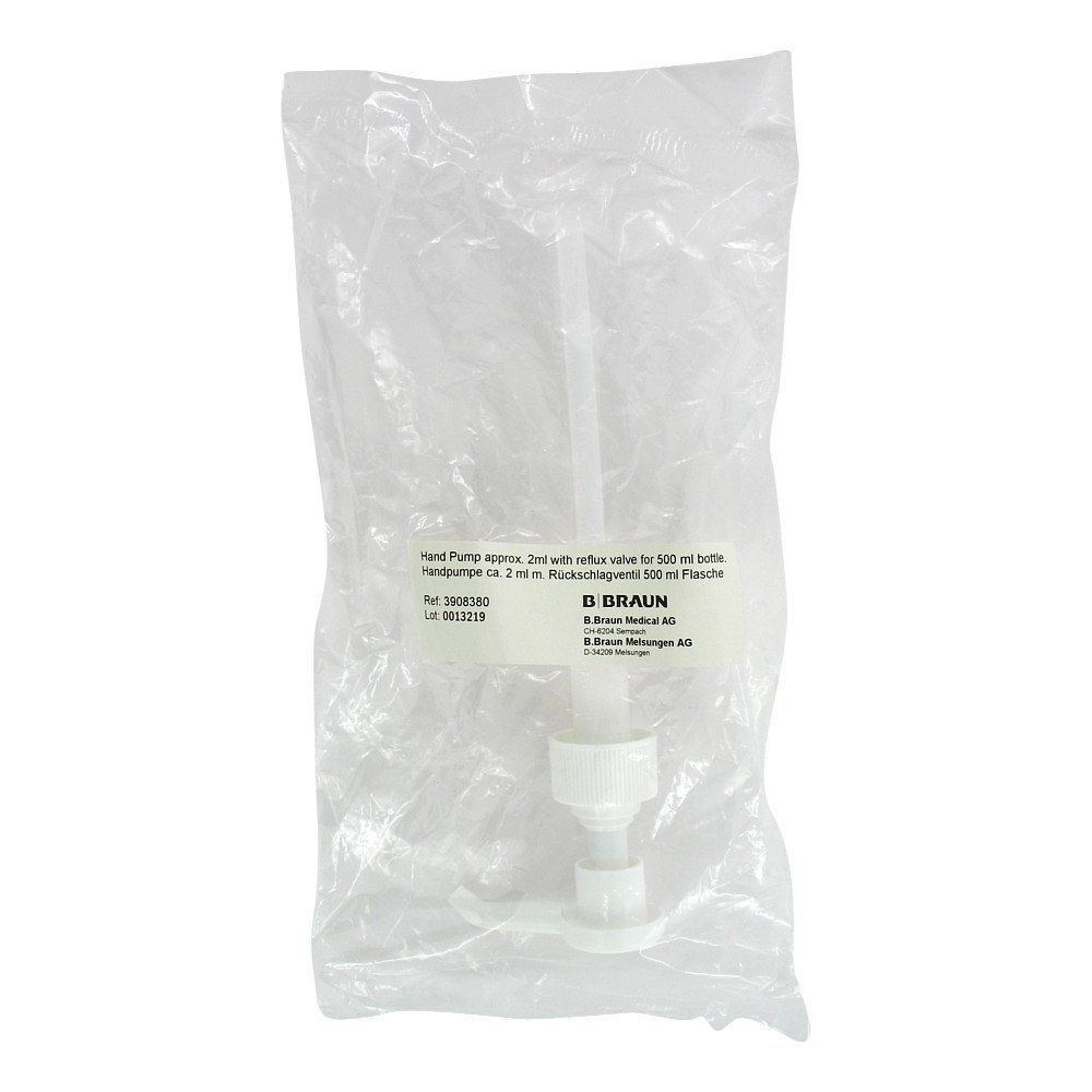 Bild von B.Braun, Praxisbedarf, Dosierpumpe 500ml (2ml) mit Rückschlagventil