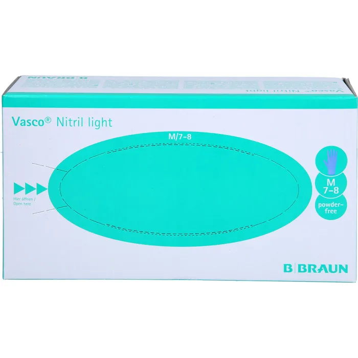 Bild von B. Braun Melsungen AG Einweghandschuhe B. Braun Vasco® Nitril light Untersuchungshandschuhe