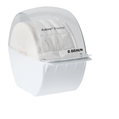 Bild von ASKINA Brauncel Zellstofftupfer Spender Box 1 St