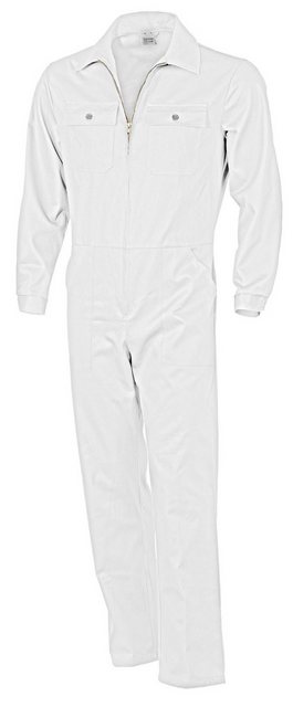 Bild von Qualitex Workwear Arbeitsoverall strapazierfähiger basic Rallyekombi aus reiner Baumwolle - BW 240 g (1-tlg) standard Blaumann mit 5 Taschen - Blickdicht - Pflegeleicht - Waschbar