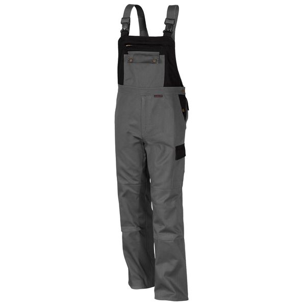Bild von Qualitex Workwear Arbeitslatzhose stylische Arbeitshose - faserverstätkter Blaumann xtra strapazierfähig