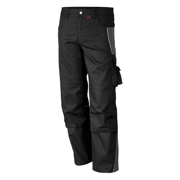 Bild von QUALITEX HIGH QUALITY WORKWEAR Bundhose PRO schwarz/grau Damen: 54 Herren: 60
