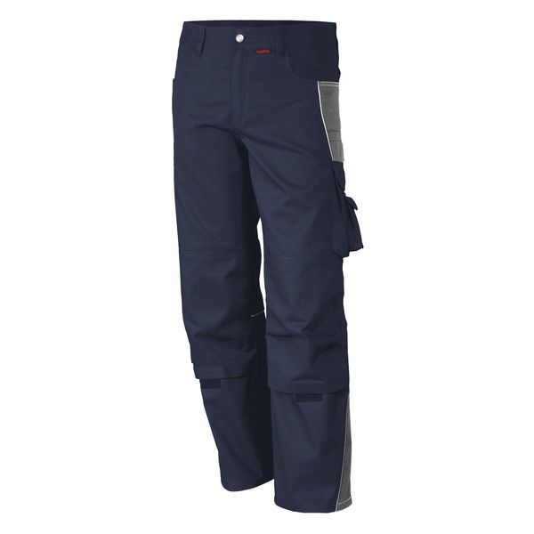Bild von QUALITEX HIGH QUALITY WORKWEAR Bundhose PRO marine/grau Damen: 46 Herren: 52