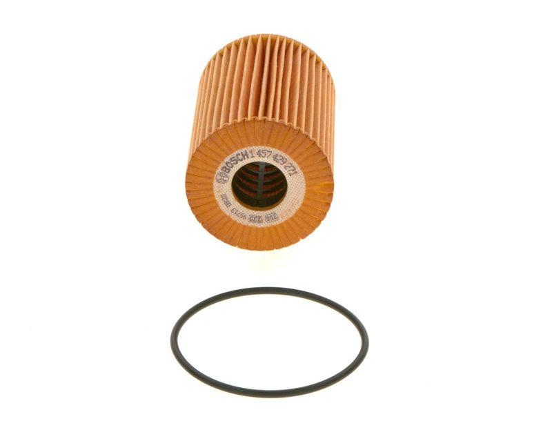 Bild von BOSCH 1 457 429 271 Ölfilter Motorölfilter, Filter für Öl mit Dichtung Filtereinsatz OPEL: Movano A Platform / Chassis, Movano A Van, NISSAN: Pick Up
