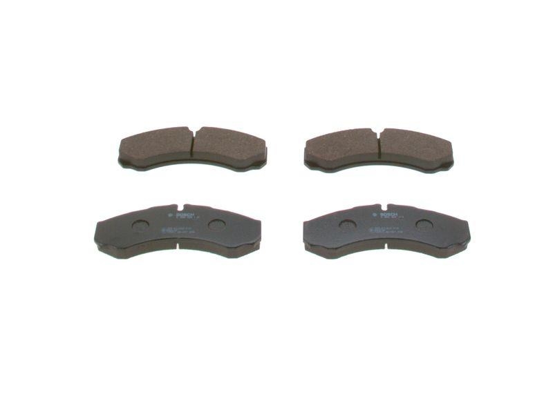 Bild von BOSCH 0 986 424 833 Bremsbelagsatz Bremsbeläge, Bremsklötze, Bremssteine Low-Metallic IVECO: Daily 6 , Daily Line Minibus, DAILY 4 Kasten/Kombi
