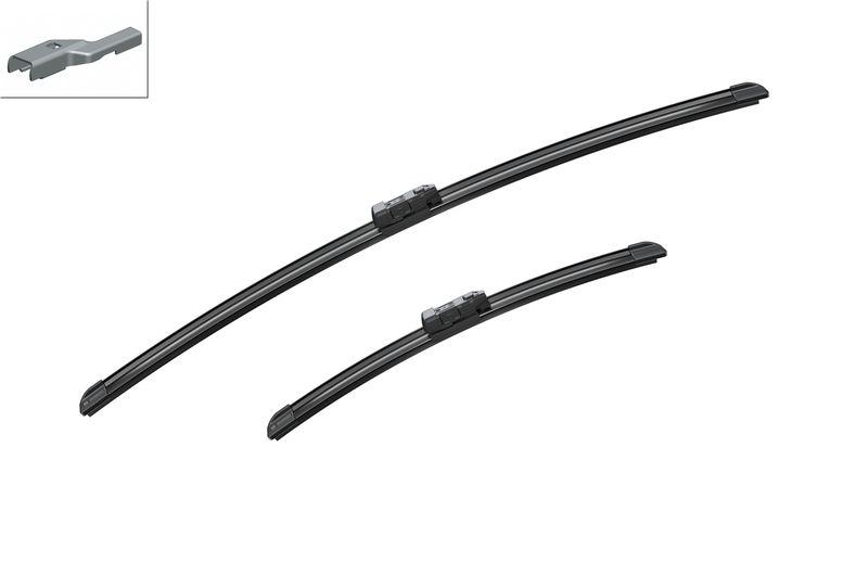 Bild von BOSCH Aerotwin 3 397 007 432 Scheibenwischer Wischblatt, Wischerblätter, Heckscheibenwischer 650, 380 Rahmenlos für Linkslenker FORD: FIESTA 6