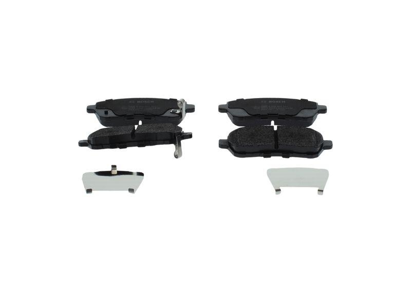 Bild von BOSCH Bremsbelagsatz, Scheibenbremse vorne rechts links  für SUZUKI MAZDA DAIHATSU 04465B1320 04465B1120 DFY13328Z 0 986 494 321